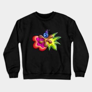 Explosión de Color de La Magia de un Sentimiento Crewneck Sweatshirt